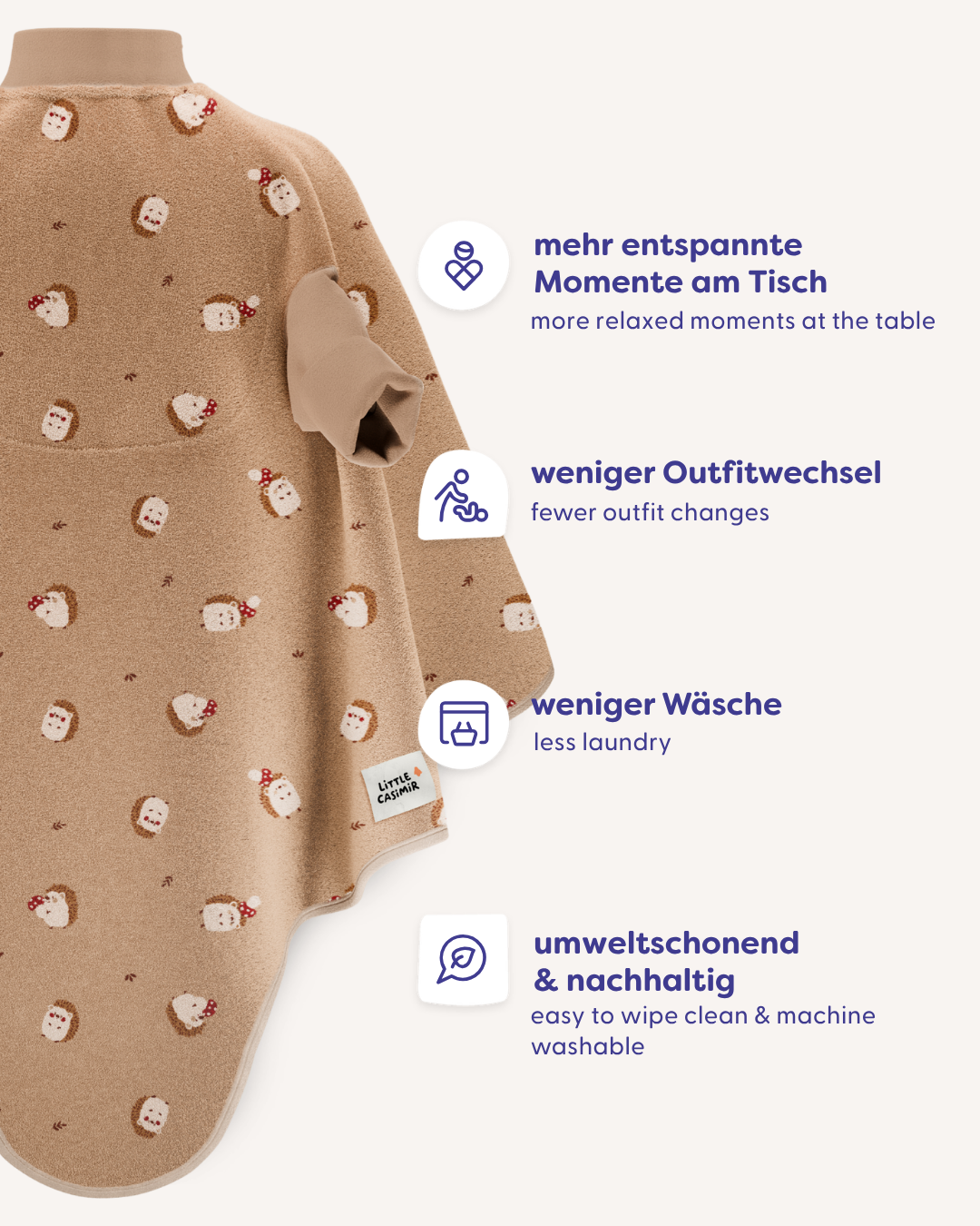 "Boo" bib - Hedge Hugs