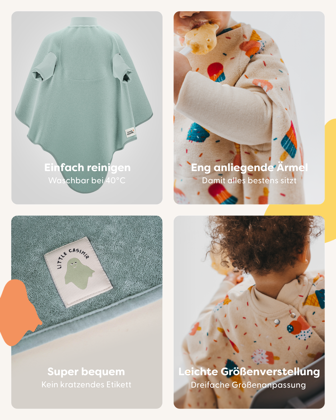 “Boo” bib – Deep Sea