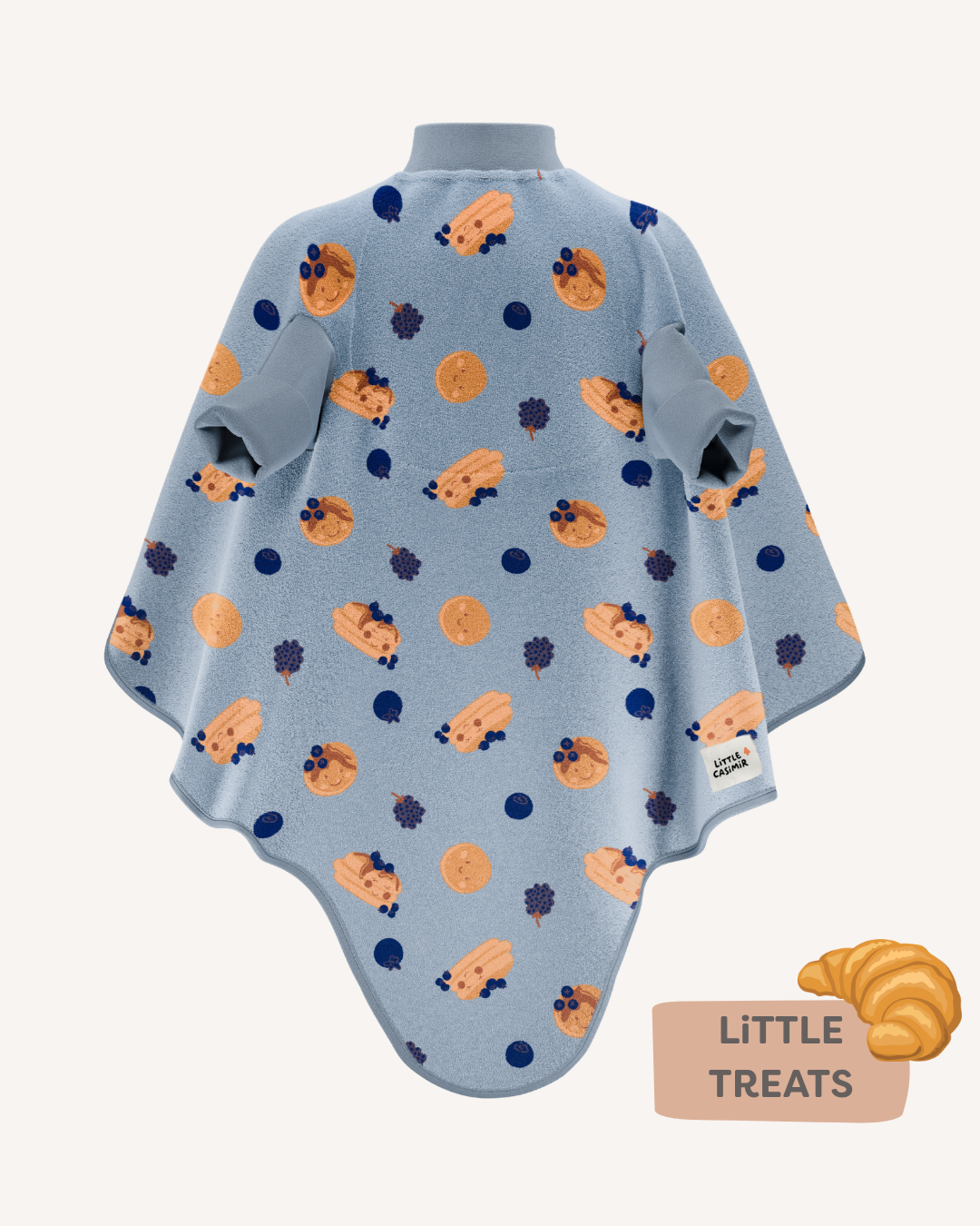 "Boo" Bib - Blueberry Pancake