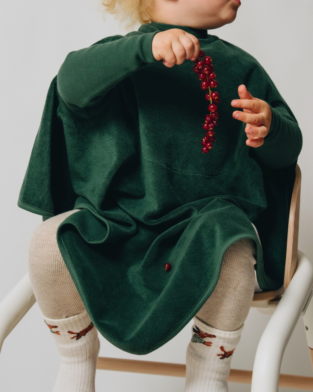 “Boo” Bib - Forest Green