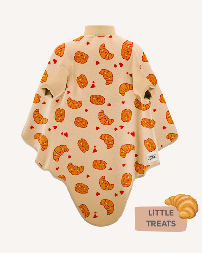 "Boo" bib - Croissant et Pain au Chocolat