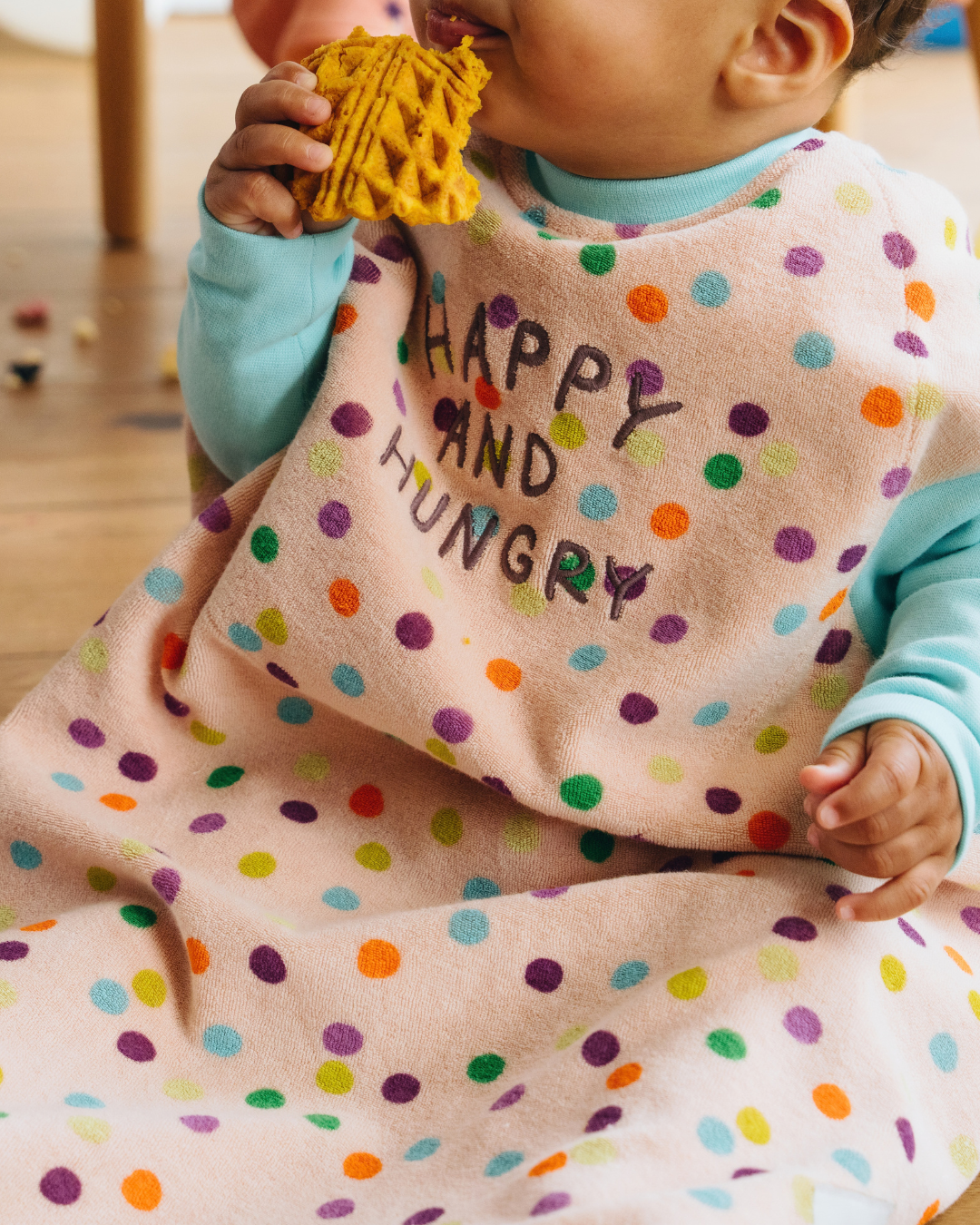 “Boo” bib - Confetti II