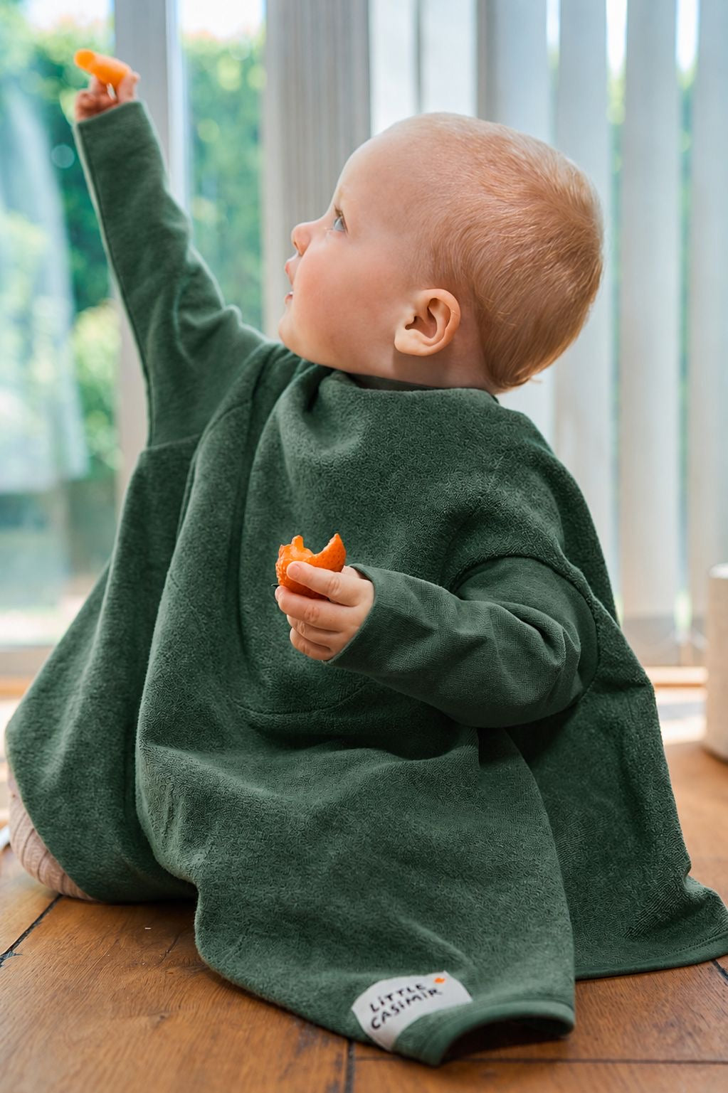 “Boo” Bib - Forest Green
