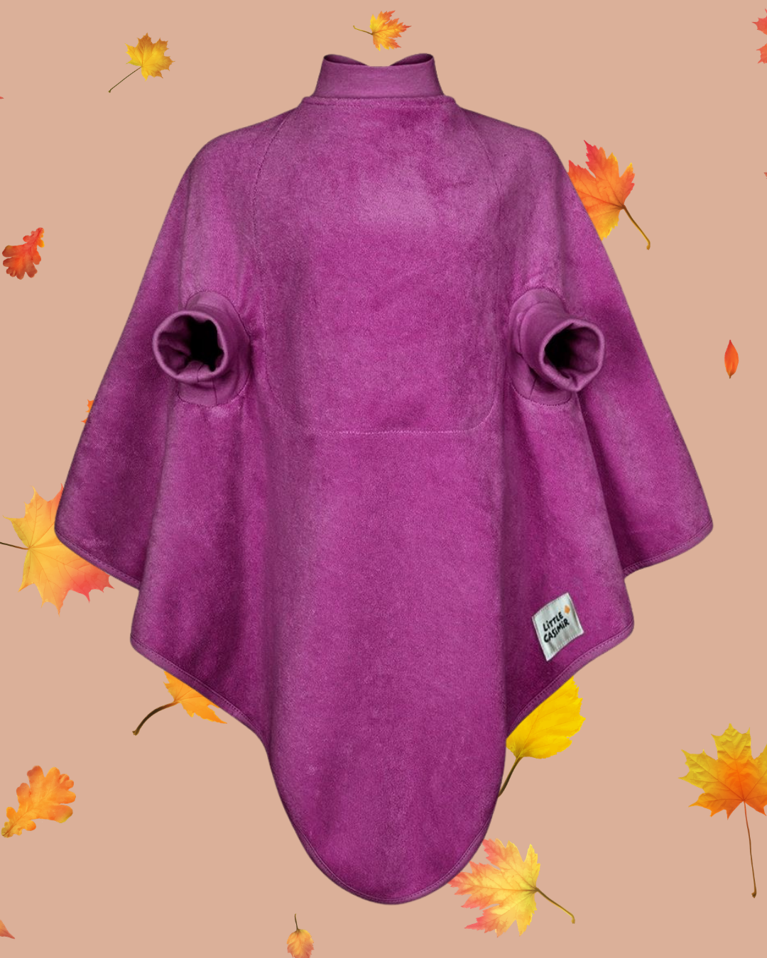 “Boo” bib - Bright Fuchsia