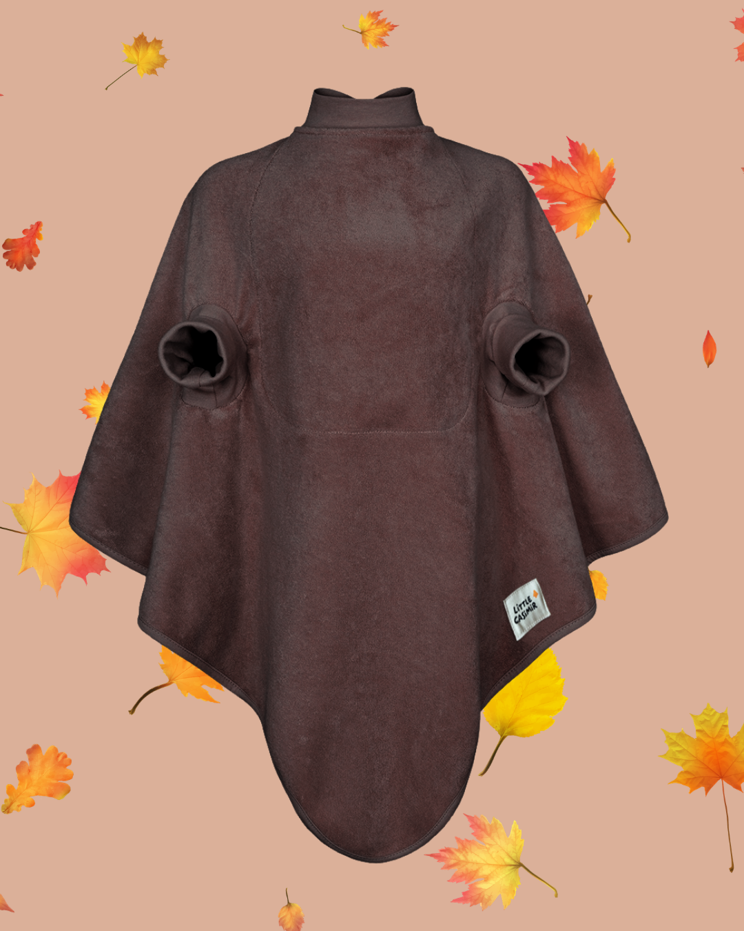 "Boo" bib - Cocoa Powder