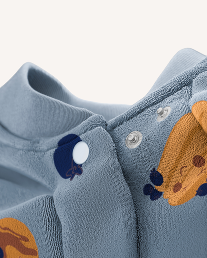 "Boo" Bib - Blueberry Pancake