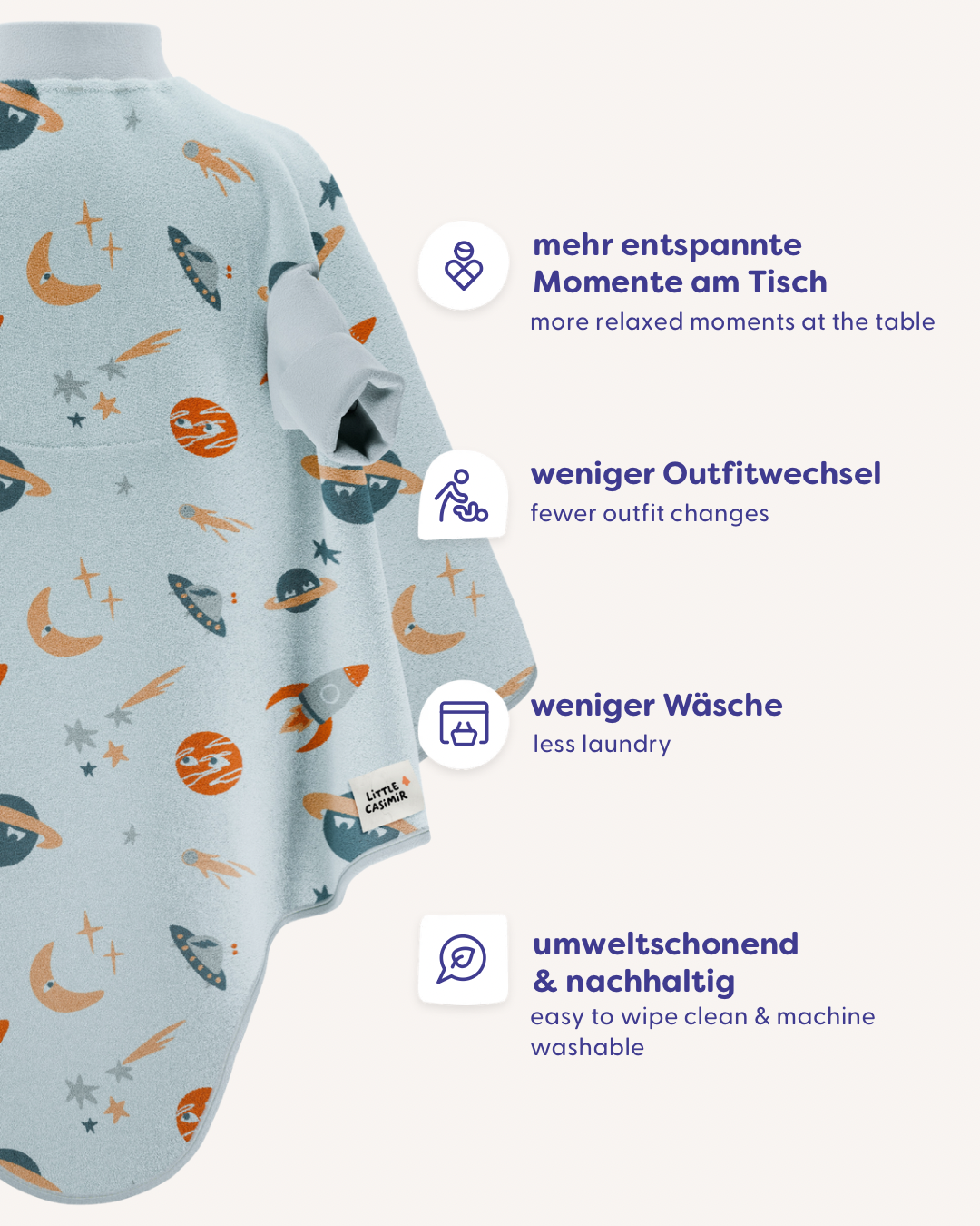 “Boo” bib – Cosmic 2.0