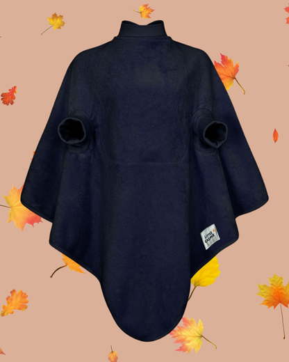 "Boo" bib - Midnight Blue