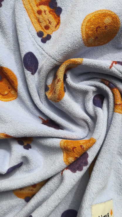 "Boo" Bib - Blueberry Pancake
